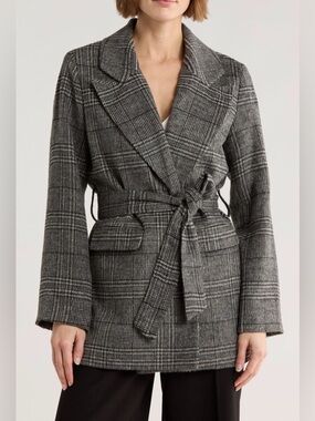 Ted Baker Belted Wrap Coat. Ladies Large